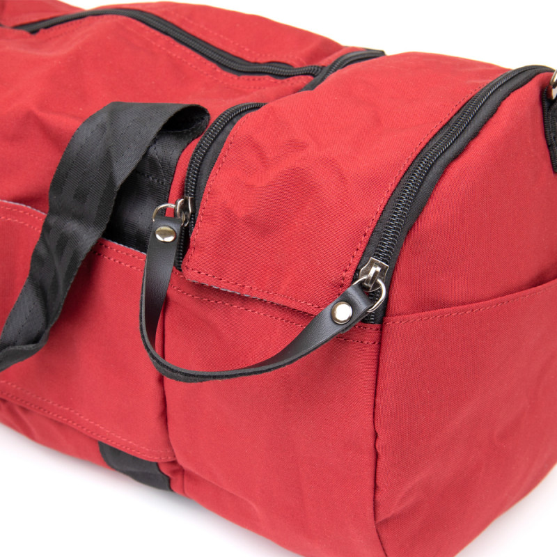 Спортивна сумка текстильна Vintage Малинова