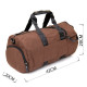 Спортивна сумка текстильна Vintage Коричнева