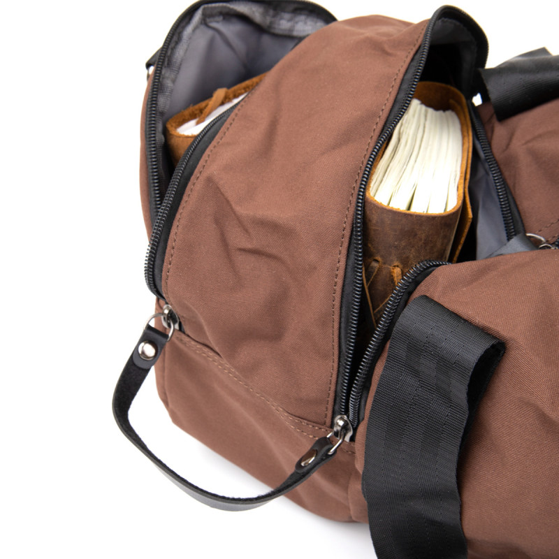 Спортивна сумка текстильна Vintage Коричнева