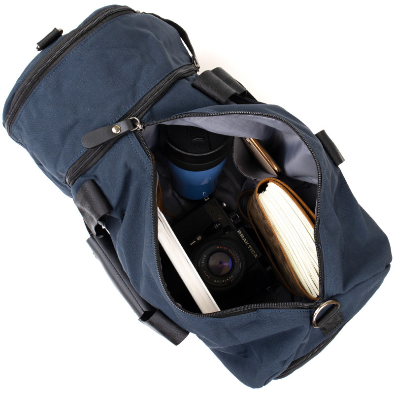 Спортивна сумка текстильна Vintage Синя