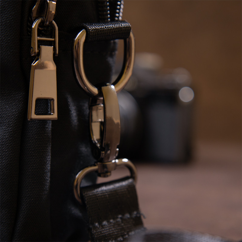 Сумка на пояс нейлон Vintage Чорна