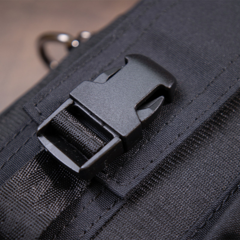 Сумка на пояс нейлон Vintage Чорна