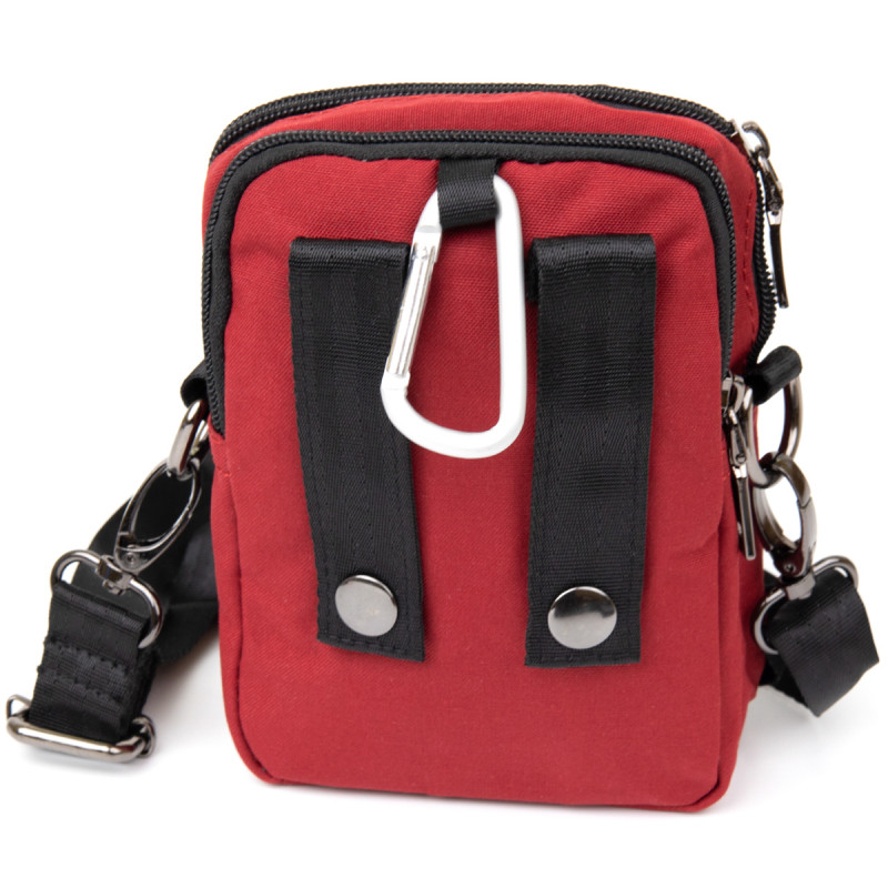 Сумка на пояс нейлон Vintage Червона