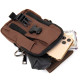 Сумка на пояс нейлон Vintage Коричнева