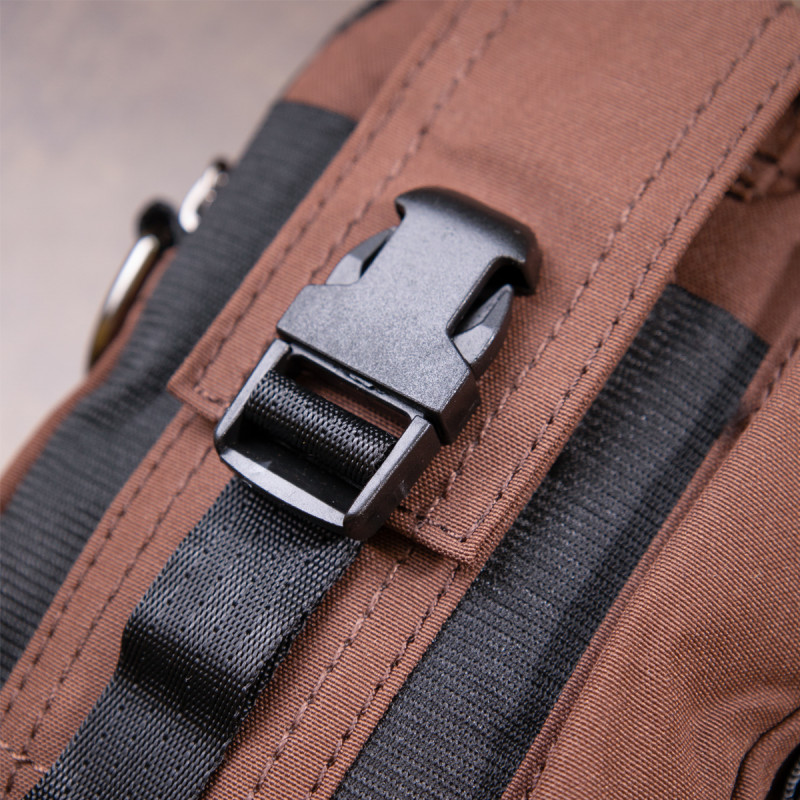 Сумка на пояс нейлон Vintage Коричнева