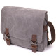 Сумка почтальонка текстильная Vintage Серая