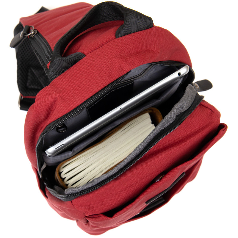 Сумка через плечо нейлон Vintage Красная