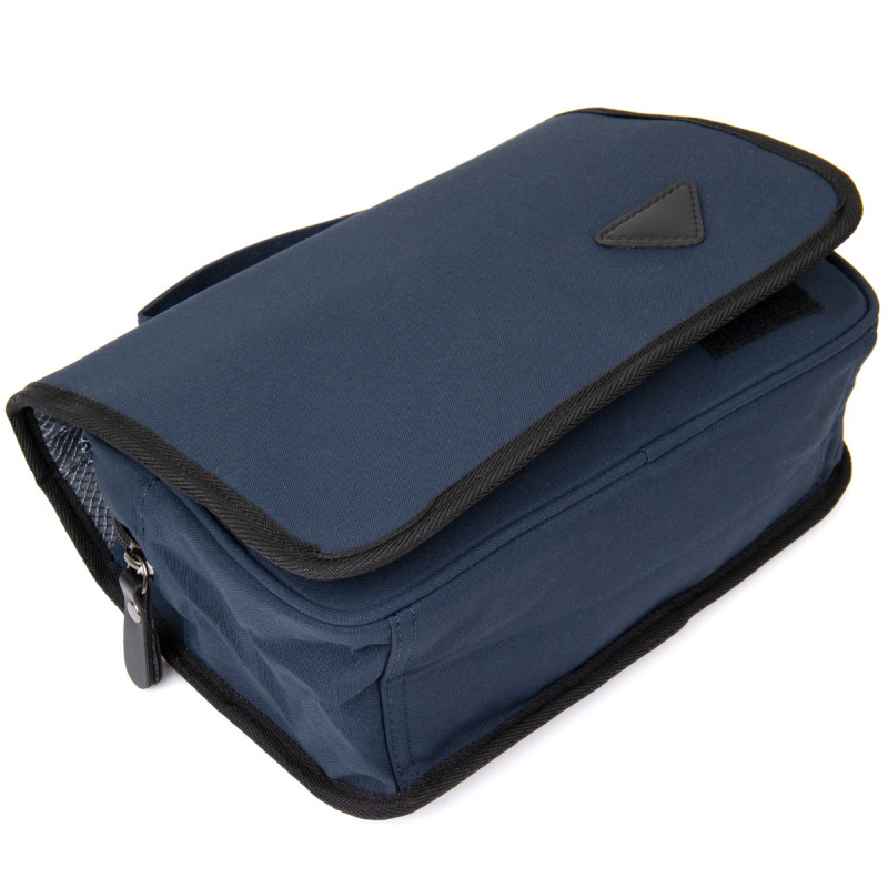 Текстильная сумка-органайзер в путешествие Vintage Темно-синяя