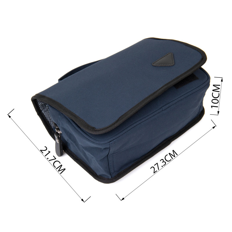 Текстильная сумка-органайзер в путешествие Vintage Темно-синяя