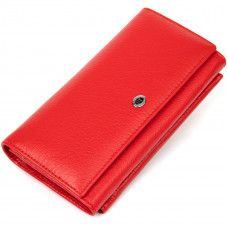 Классический женский кошелек ST Leather  Красный