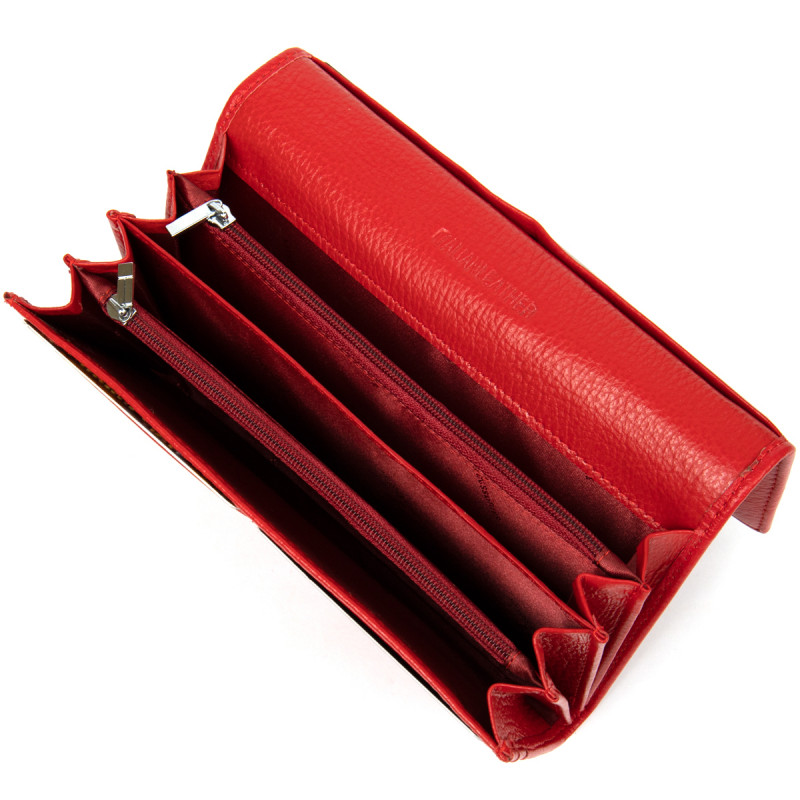 Классический женский кошелек ST Leather  Красный