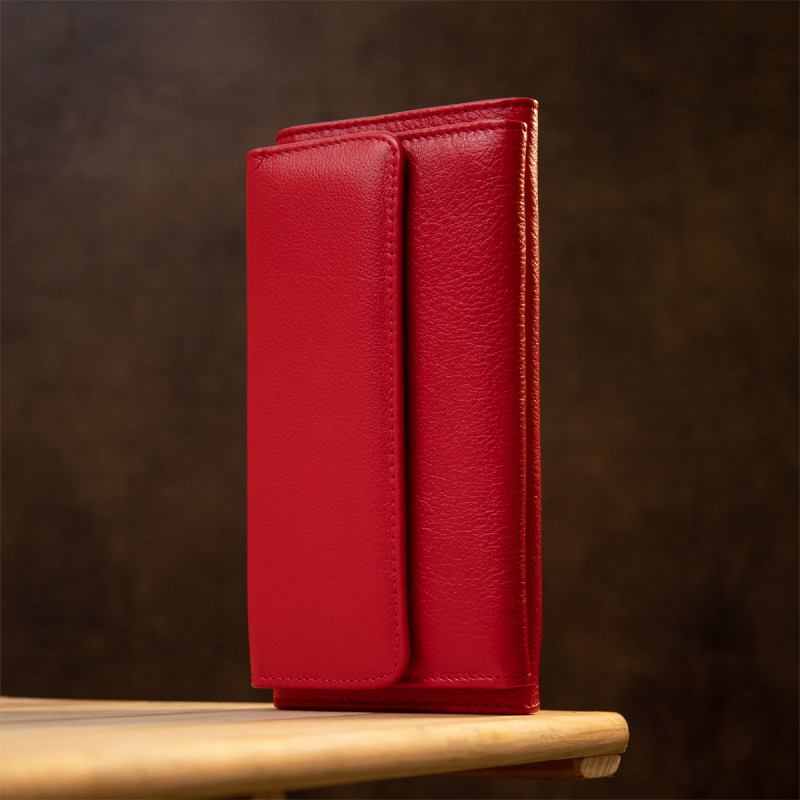 Классический женский кошелек ST Leather  Красный