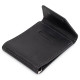 Мужской практичный зажим для денег GRANDE PELLE Черный