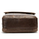 Сумка Vintage из натуральной гладкой кожи Коричневая