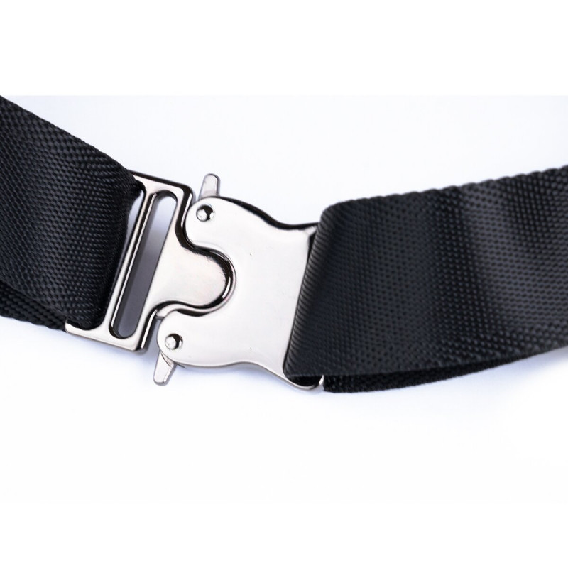 Поясна сумка з натуральної шкіри Vintage Чорна