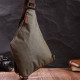 Зручна сумка через плече для чоловіків із текстилю Vintage Оливковий