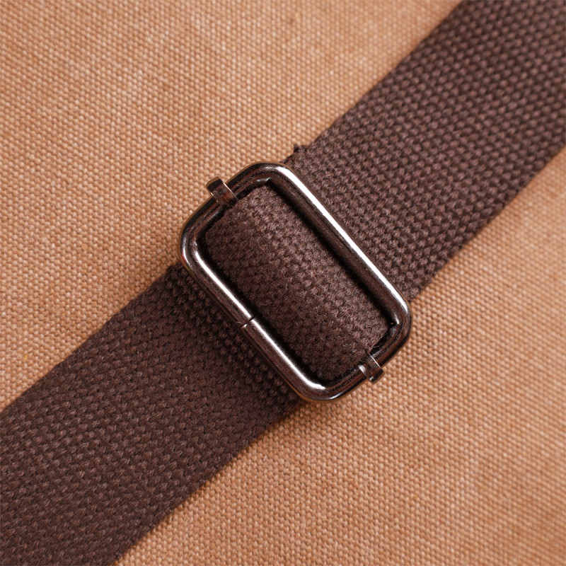 Вместительная мужская сумка мессенджер из плотного текстиля Vintage Коричневый