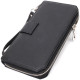 Гаманець клатч унісекс з натуральної шкіри для карток та купюр ST Leather Чорний