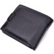 Классическое портмоне для мужчин с блоком для карт из натуральной кожи ST Leather Черное