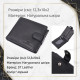Интересный бумажник с блоком под документы из натуральной кожи ST Leather Черный