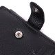 Интересный бумажник с блоком под документы из натуральной кожи ST Leather Черный
