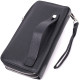 Мужской клатч на два отделения из натуральной кожи ST Leather Черный