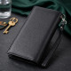 Вертикальний гаманець-клатч унісекс із натуральної шкіри ST Leather Чорний