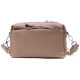 Сумка для женщин с акцентом на стильный бегунок из натуральной кожи Vintage Бежевая