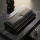 Жіночий шкіряний гаманець для карток купюр та монет ST Leather Чорний