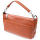 Сумка для женщин среднего размера на три отделения из натуральной кожи Vintage Рыжий