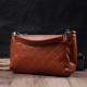 Сумка для женщин среднего размера на три отделения из натуральной кожи Vintage Рыжий
