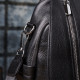 Классический женский рюкзак из натуральной кожи Vintage Черный