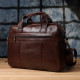 Портфель для чоловіків із натуральної шкіри Vintage Коричневий