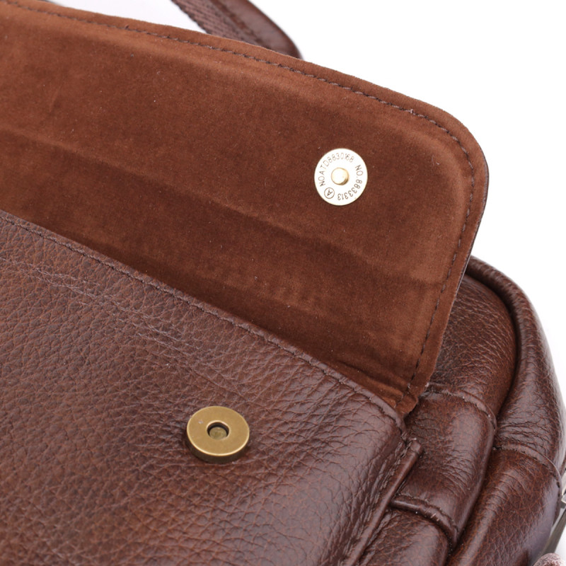 Портфель для чоловіків із натуральної шкіри Vintage Коричневий