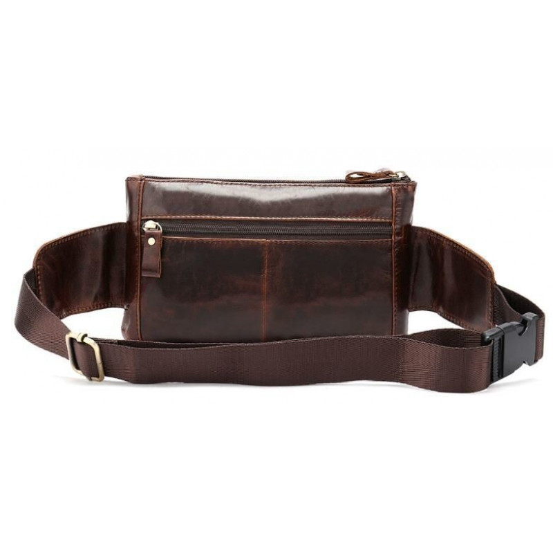 Поясна cумка чоловіча Vintage Коричнева