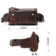 Поясна cумка чоловіча Vintage Коричнева
