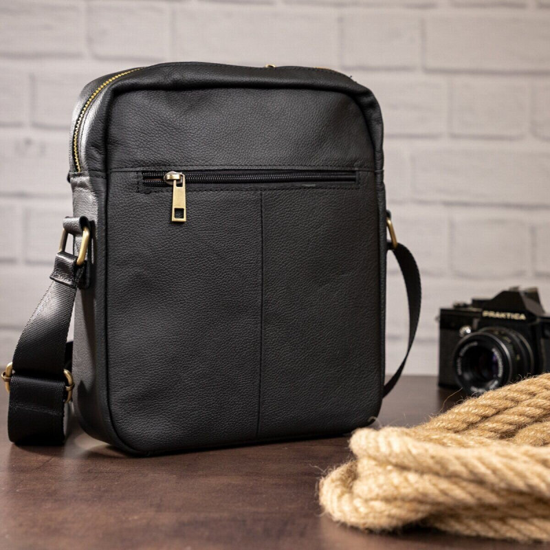 Сумка cтильная мужская Vintage Черная