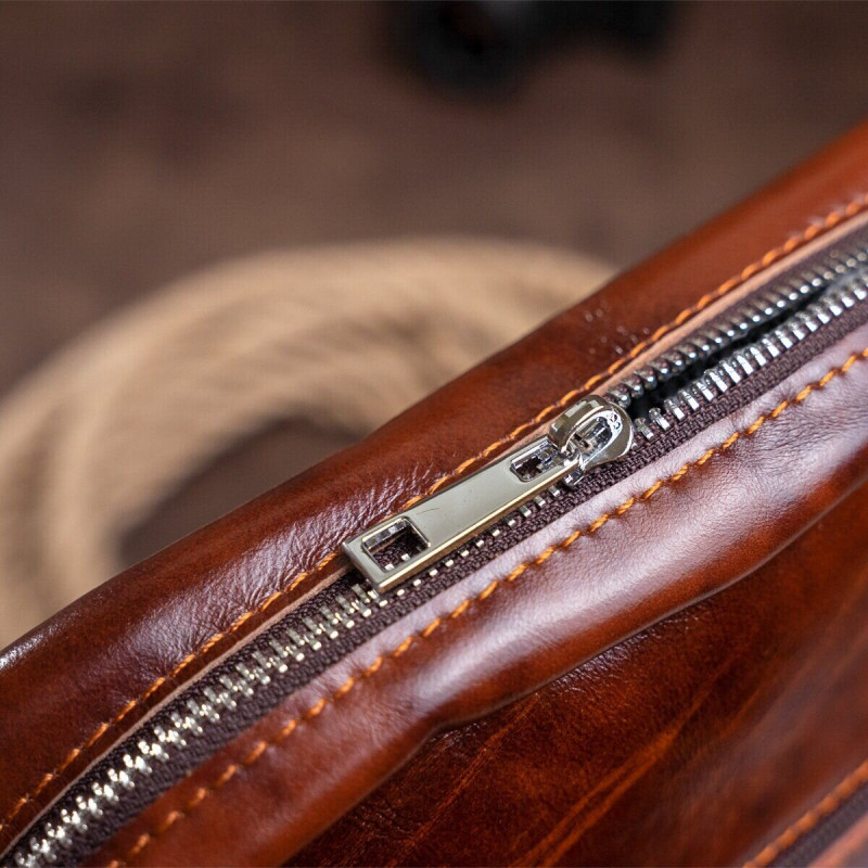 Сумка cтильная мужская Vintage Коричневая