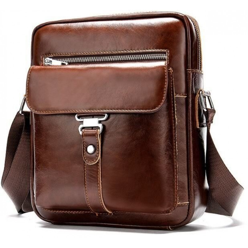 Сумка cтильная мужская Vintage Коричневая