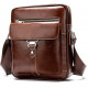 Сумка cтильная мужская Vintage Коричневая