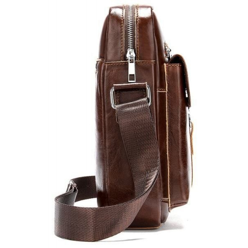 Сумка cтильная мужская Vintage Коричневая