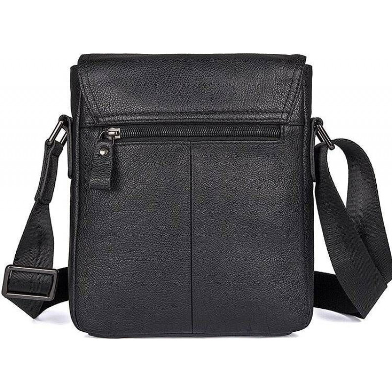 Сумка Vintage из натуральной кожи Черная