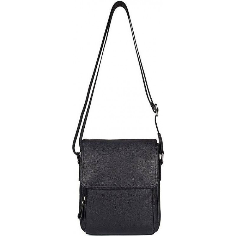 Сумка Vintage из натуральной кожи Черная