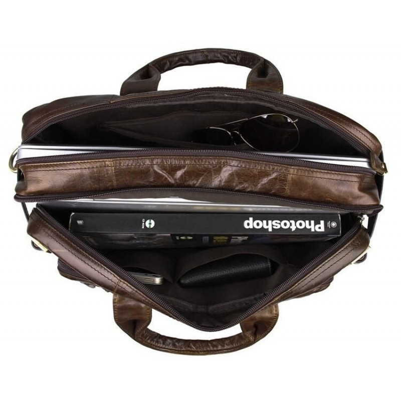 Сумка чоловіча Vintage Коричнева