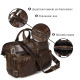 Сумка чоловіча Vintage Коричнева