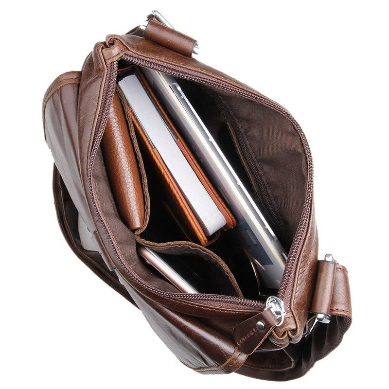 Сумка чоловіча Vintage Коричнева