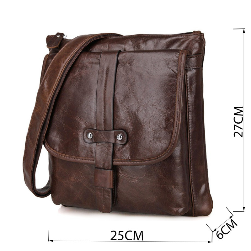 Сумка чоловіча Vintage Коричнева