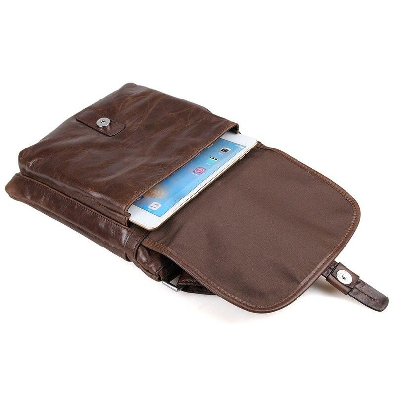 Сумка чоловіча Vintage Коричнева