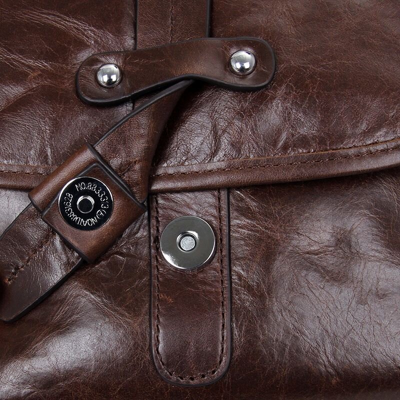 Сумка чоловіча Vintage Коричнева