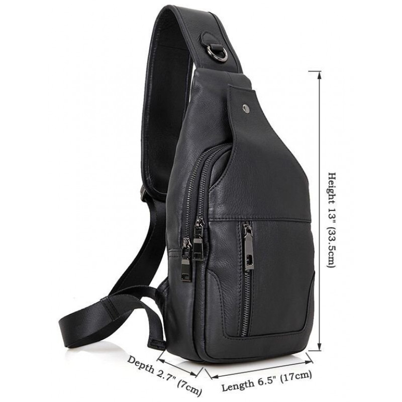 Сумка чоловіча Vintage Чорна